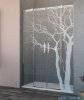 Grawer na szkle dla kabin Radaway wzór 05 tree